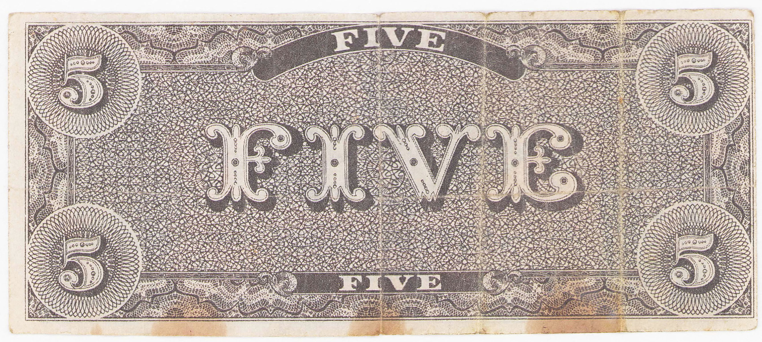 USA, Confederate States of America Richmond. 5 dolarów 1861